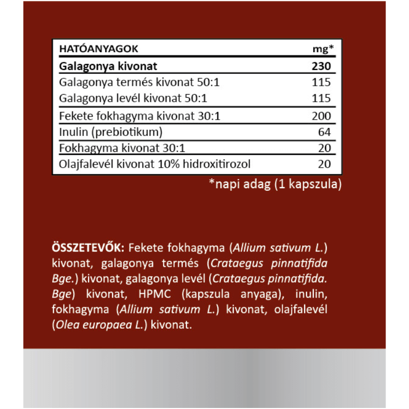 Szíverősítő csomag: 2X Gránátalma+Jiaogulan+2X Galagonya+Fekete fokhagyma+2X Q10 Koenzim 39 galagonya fekete fokhagyma uj cimke herbad